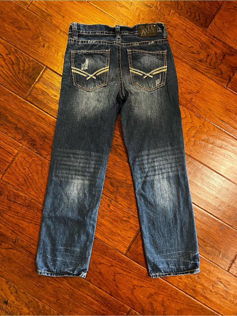 T.K. Axel Relaxed Straight Jeans – Men’s 32x32 Distressed Denim